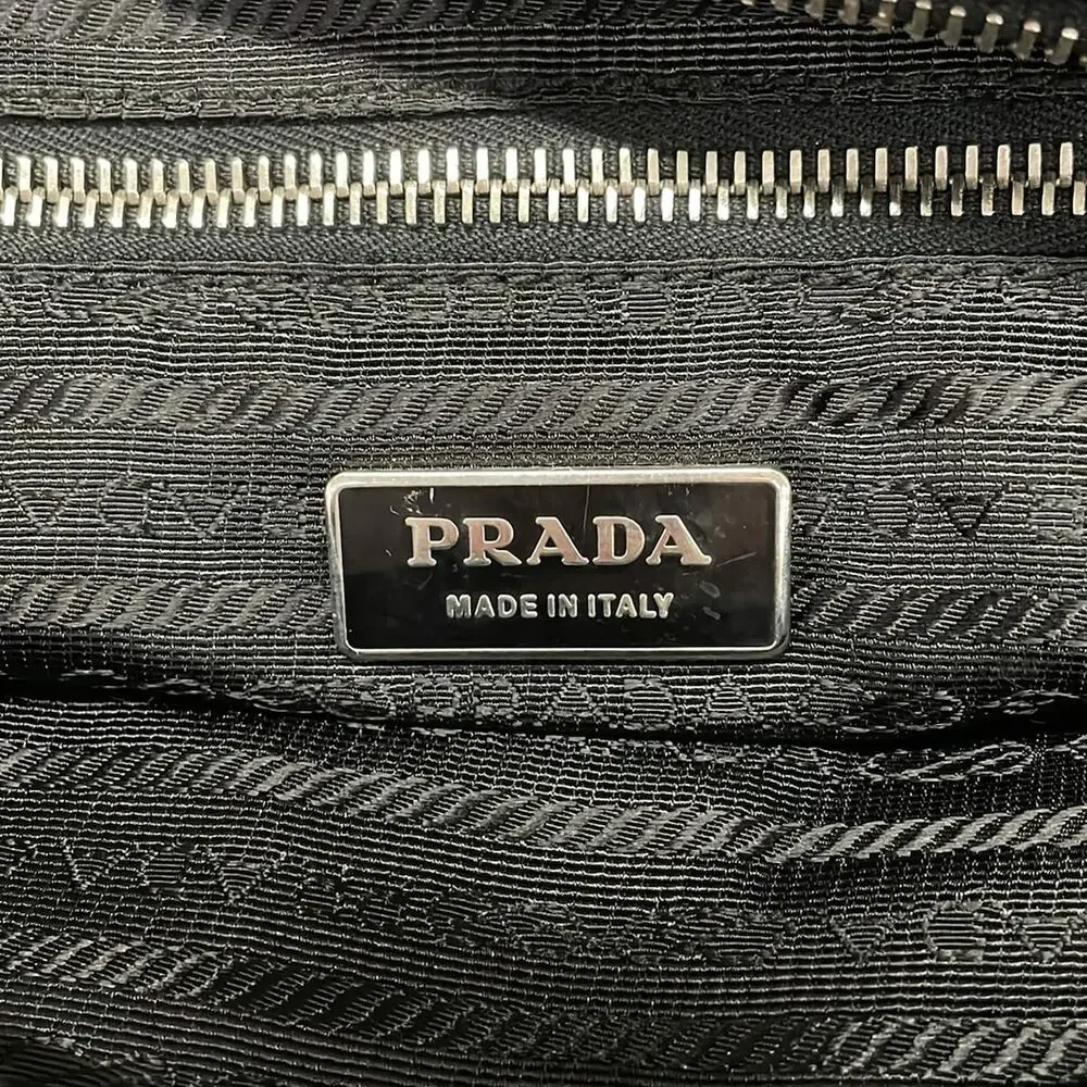 Prada Handbag Nylon Leather